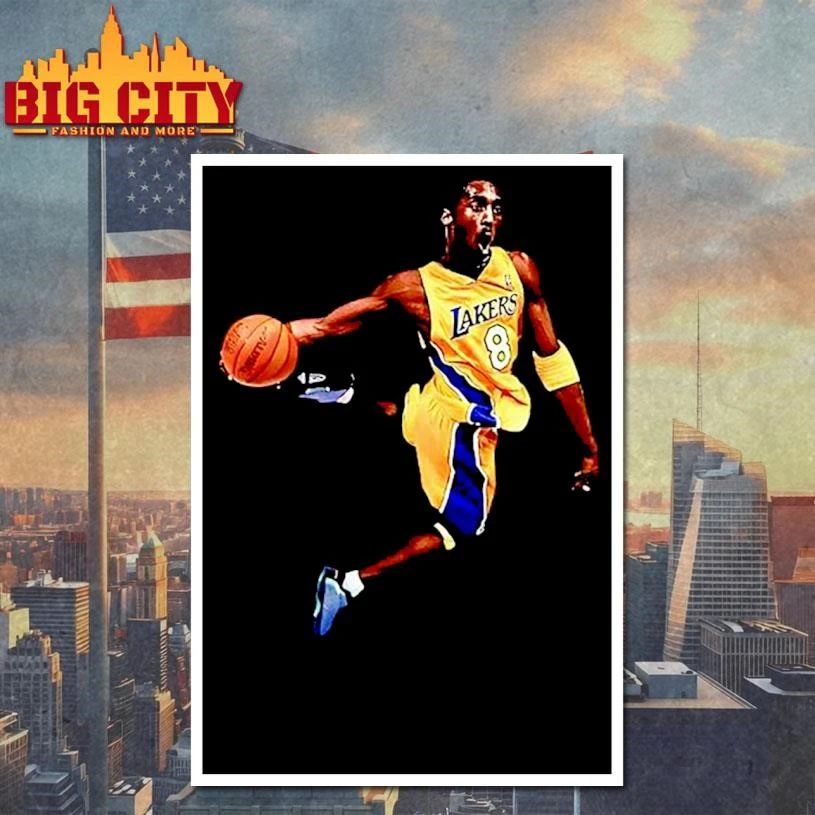 Kobe Bryant Los Angeles Lakers NBA legendary slam dunk Shirt