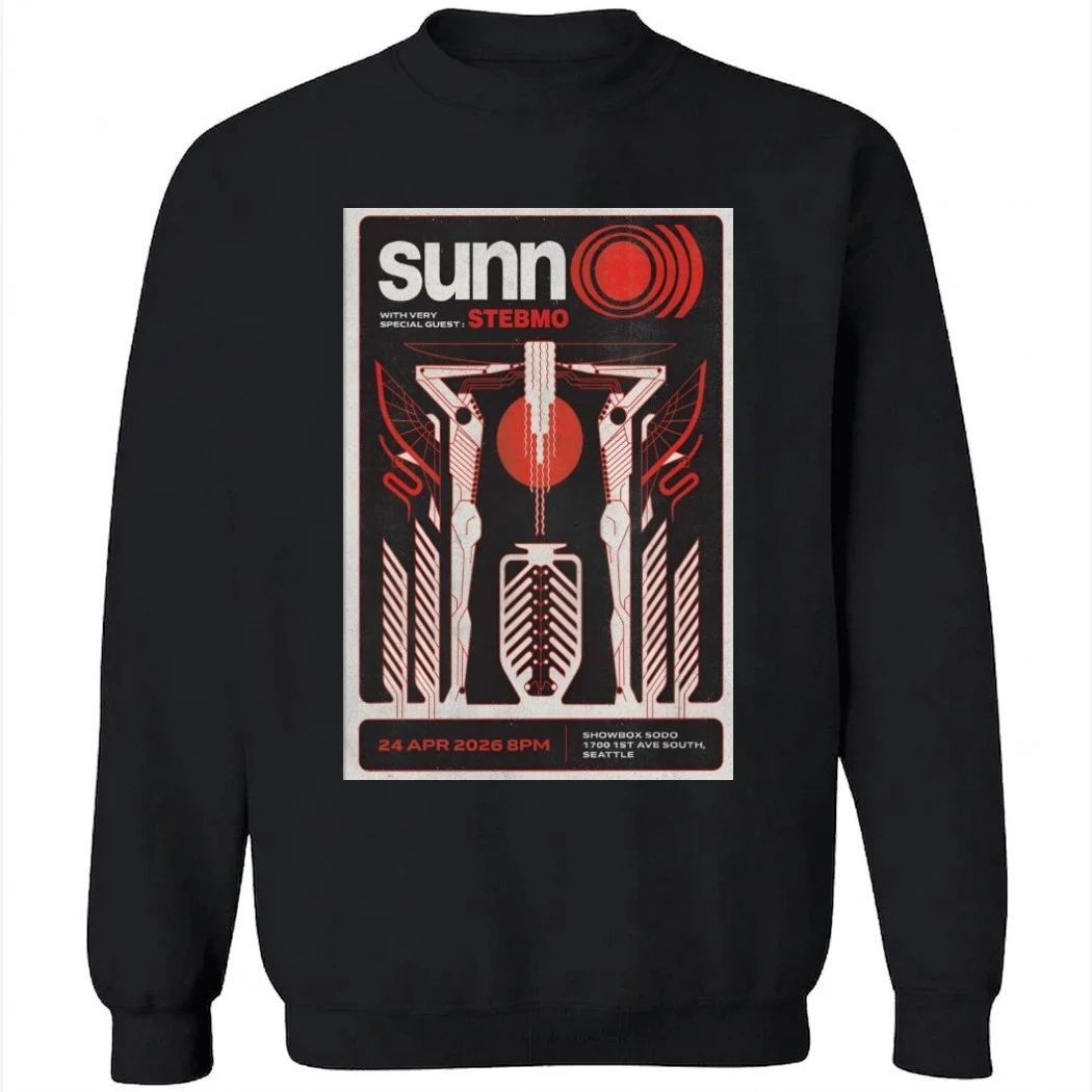 SUNN O))) Apr 24 2026 In Seattle WA Poster Shirt