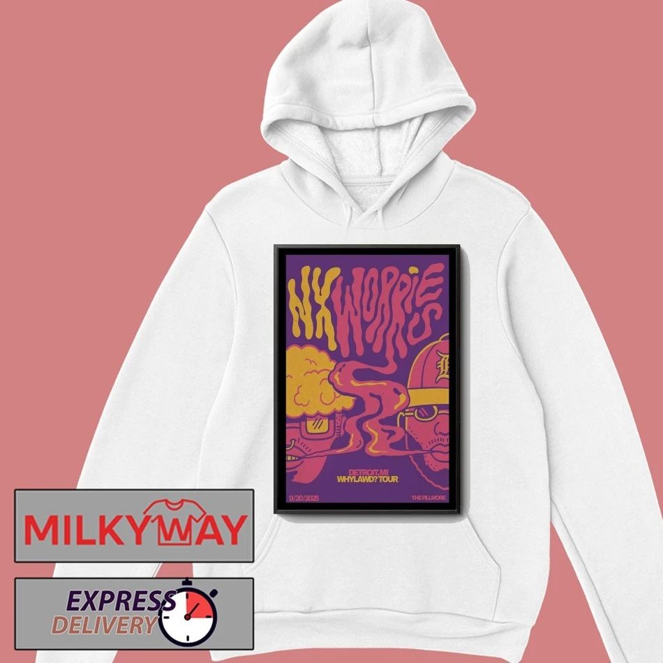 NxWorries Detroit, MI 2025 Poster shirt