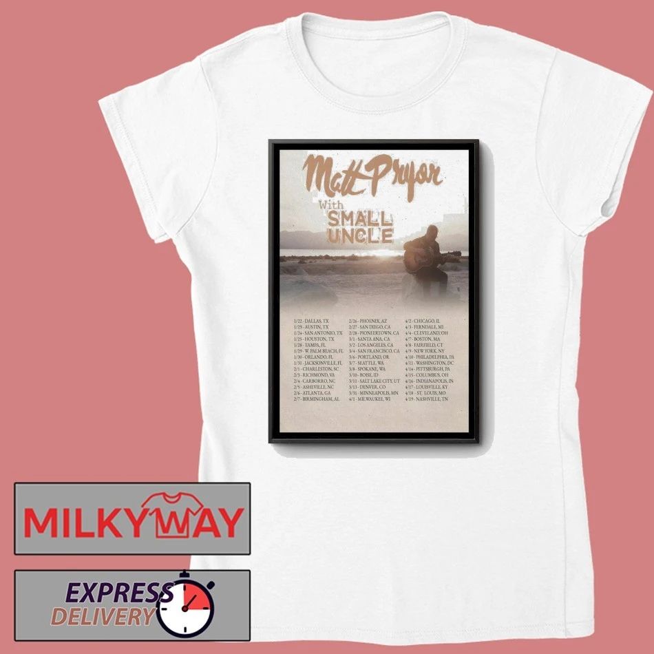 Matt Pryor With Small Uncle The Salton Sea 2026 Tour Poster shirt