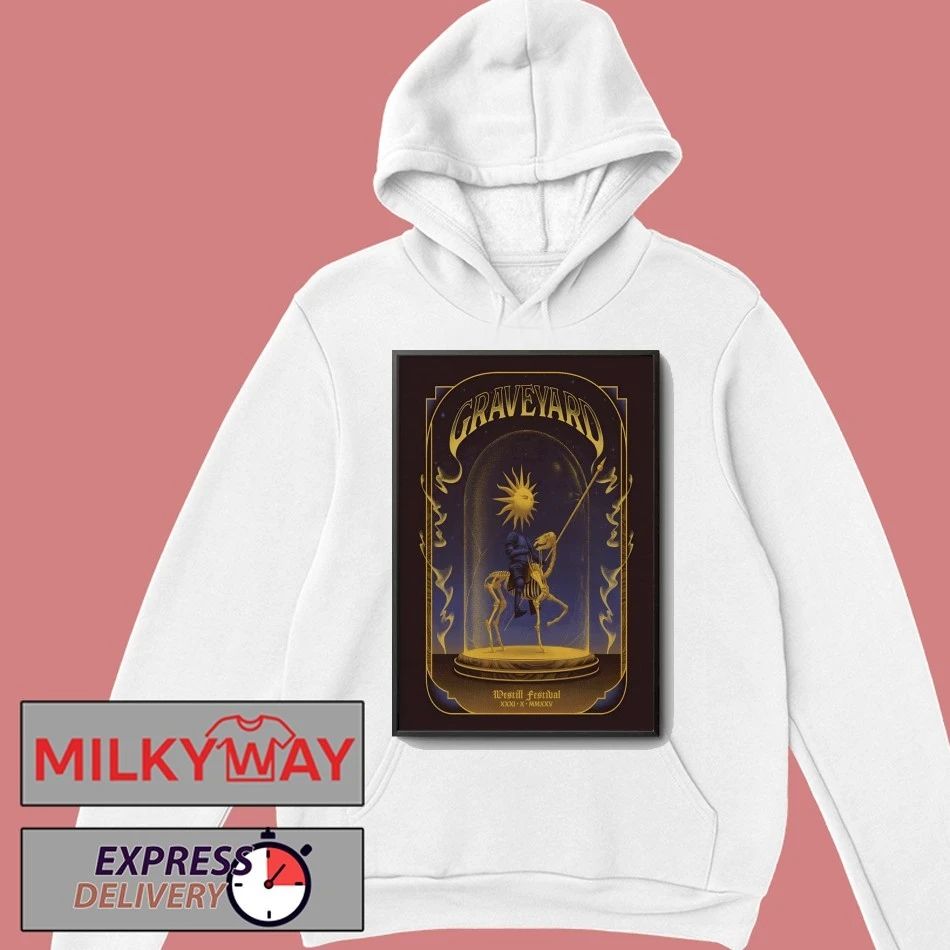 Graveyard Oct 26 2025 Westill Fest In Vallet France Poster shirt
