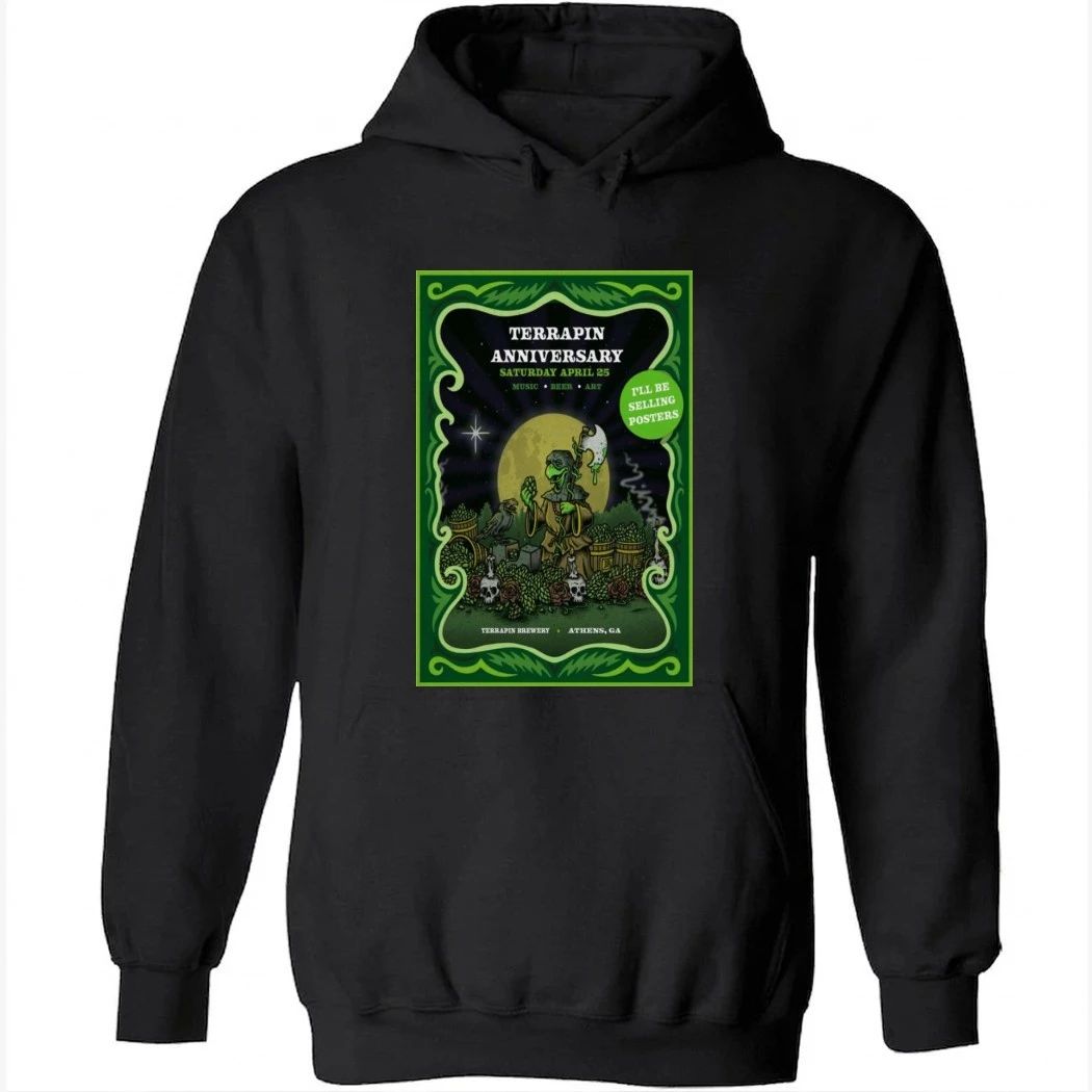Terrapin Anniversary Poster Athens, GA April 25 2026 Shirt