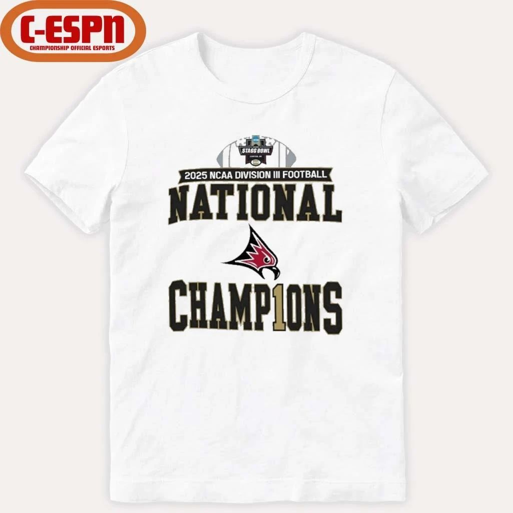 Wisconsin-River Falls Falcons National Champions T-Shirt