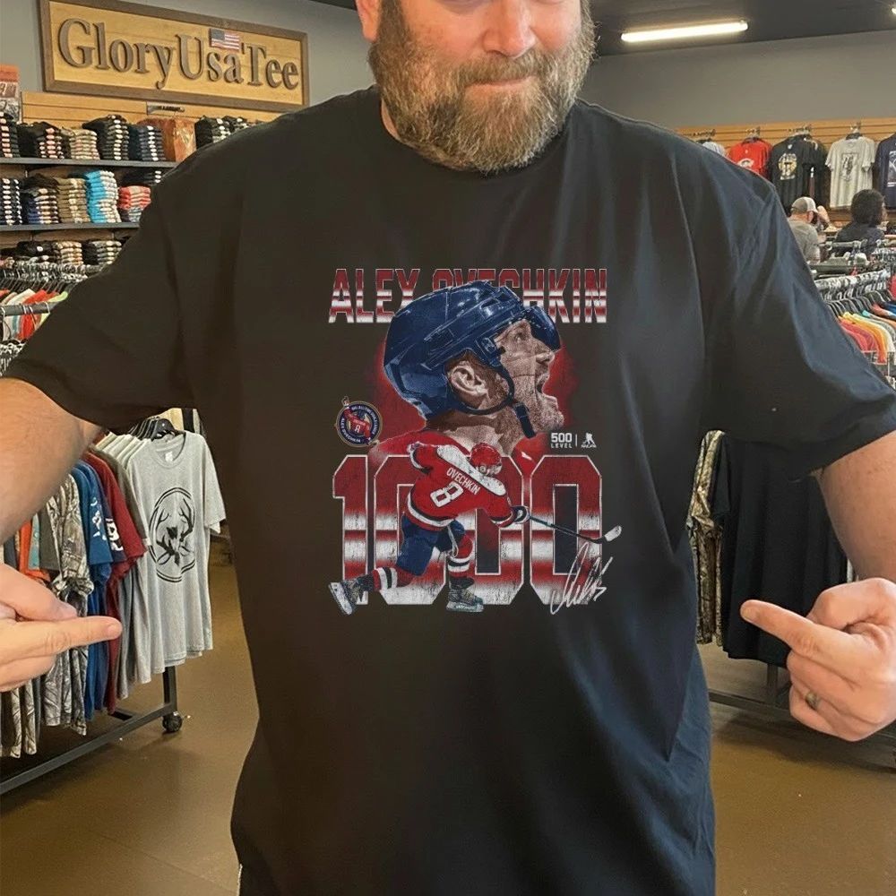 Alex Ovechkin Washington 1000 Goals Shirt