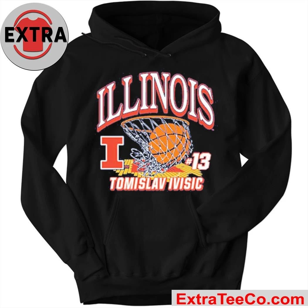 Tomislav Ivisic Illinois Fighting Illini Mens Navy Blue NIL Shirt
