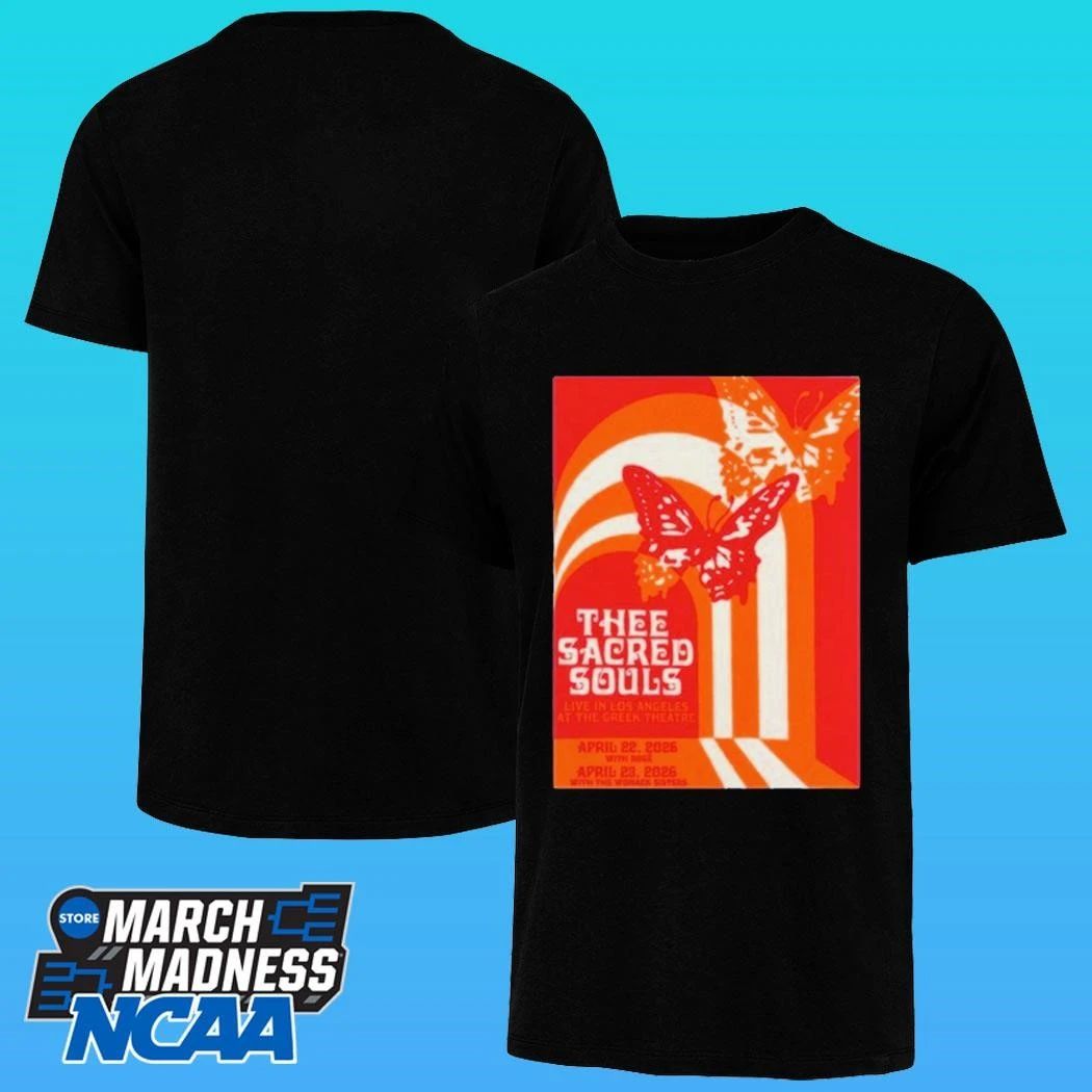 Thee Sacred Souls 4 22 23 2026 Los Angeles Shirt
