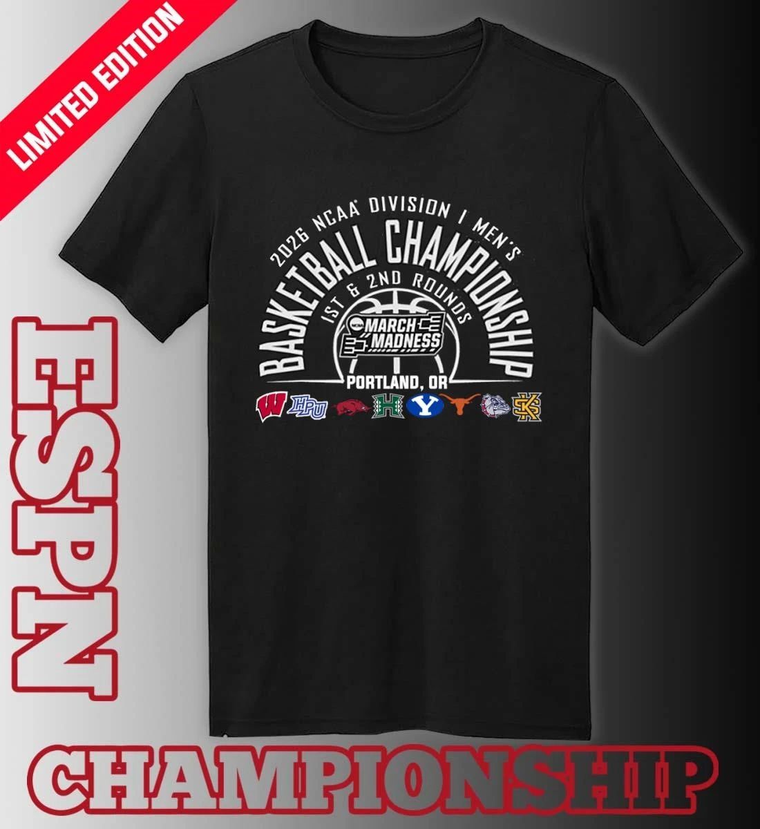 NCAA Men’s Basketball 2026 March Madness Portland, OR T-Shirt