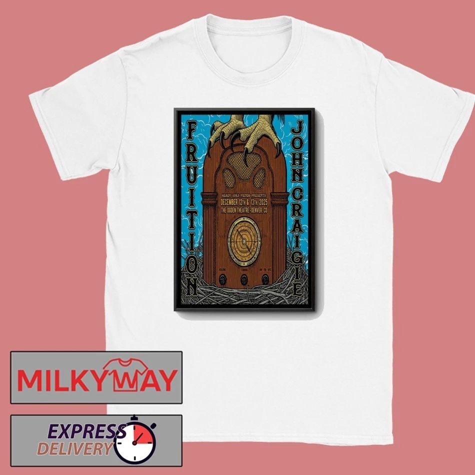 John Craigie With Fruiton In Denver CO On Dec 12-13 2025 Poster shirt