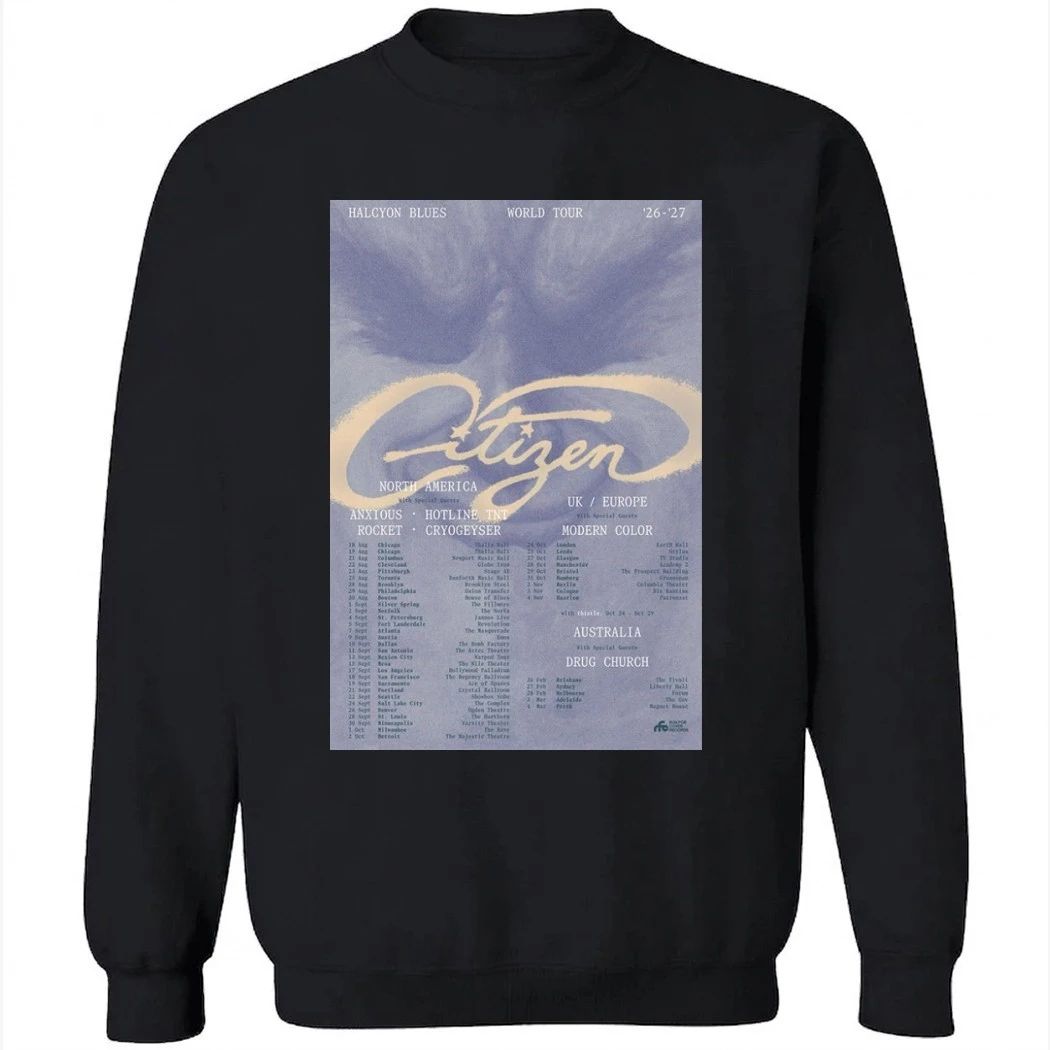 Citizen Fall Tour 2026 Poster Shirt