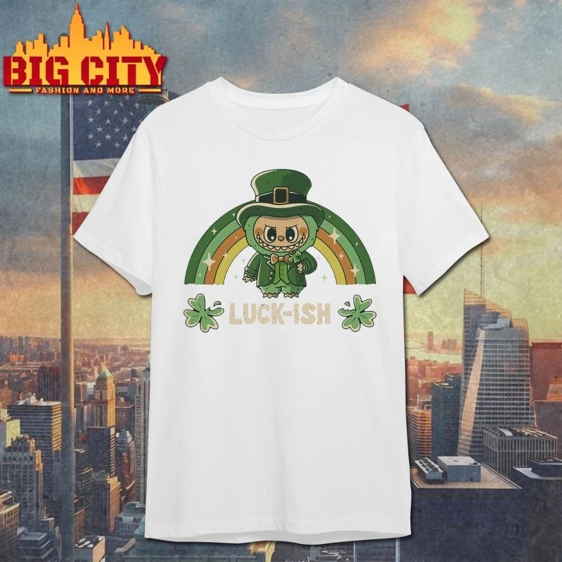 Labubu Luckish st patrick day T-shirt