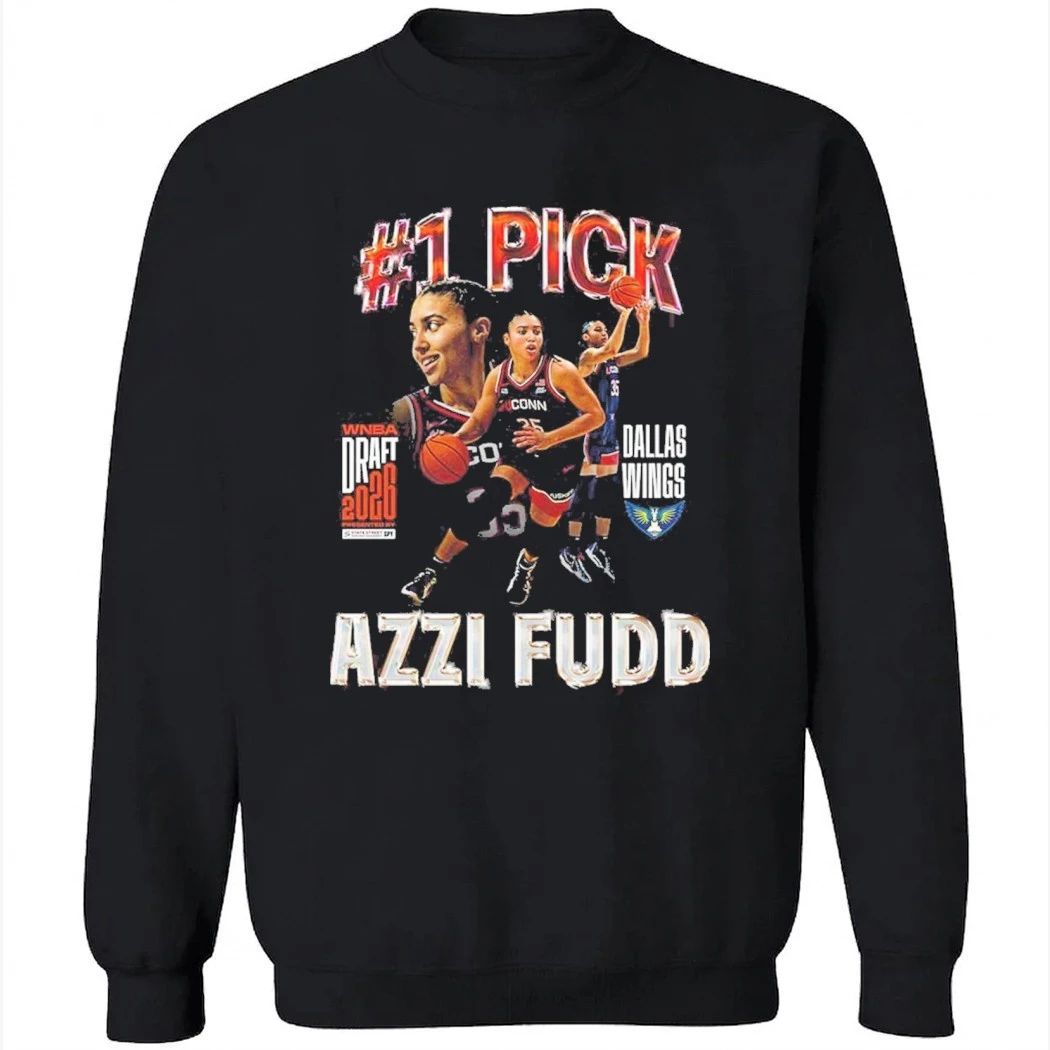 Azzi Fudd No 1 Overall Pick The 2026 WNBA Draft Shirt