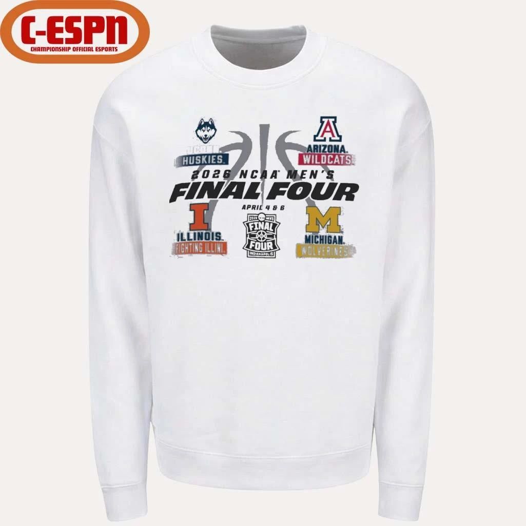 April 4 & 6 NCAA Men’s Final Four 2026 Indianapolis Shirt