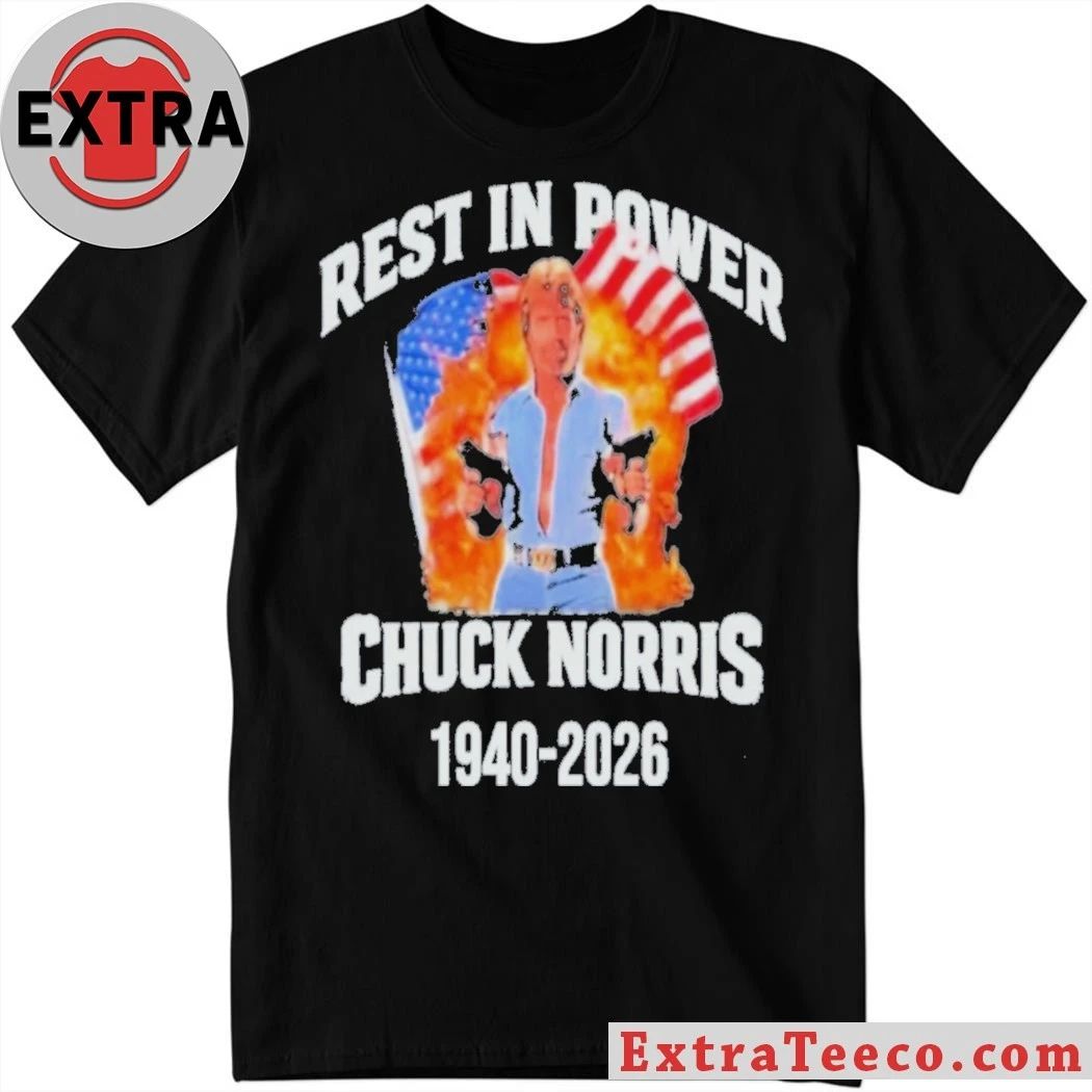 Rest In Peace Chuck Norris Legend 1940-2026 Shirt