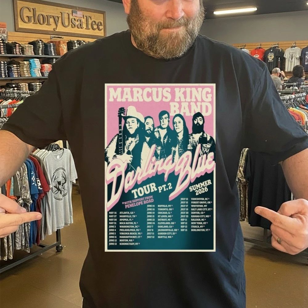 Marcus King Tour 2026 Poster Shirt