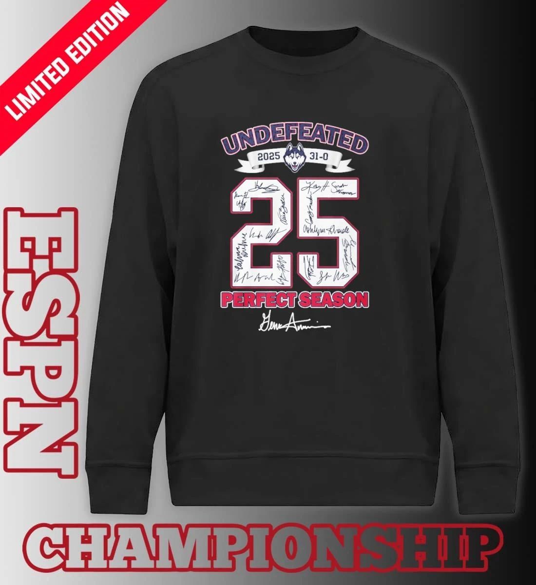 Uconn Women’s Basketball Undefeated 31-0 Perfect Season Shirt