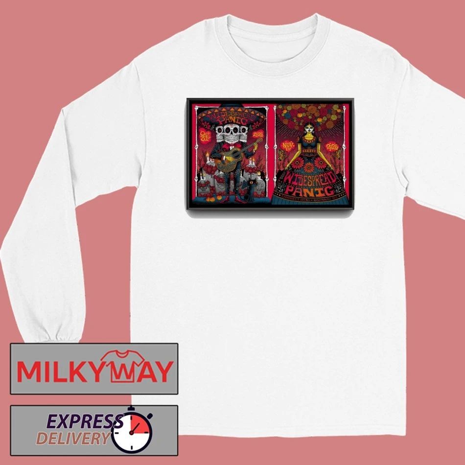 Widespread Panic Oct 31 and November 1, 2025 Enmarket Arena Savannah, GA Event Poster shirt