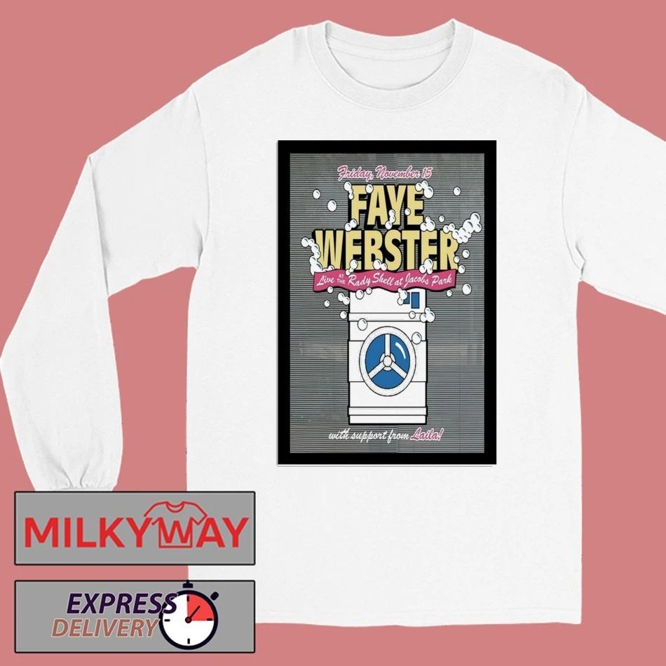 November 15 faye webster live at the rady shell at jacobs park poster shirt