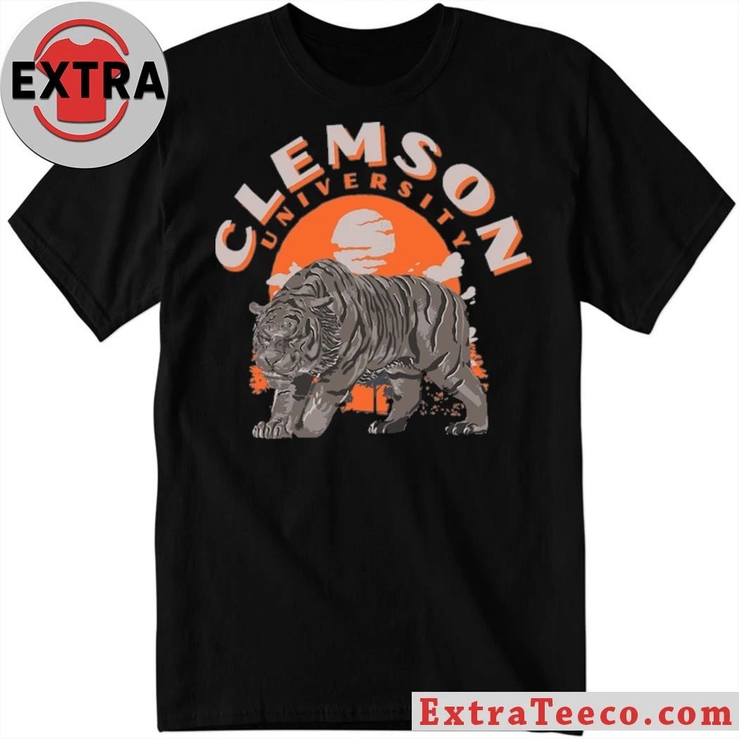 Clemson Tigers Comfort Colors Team Statue T-Shirt