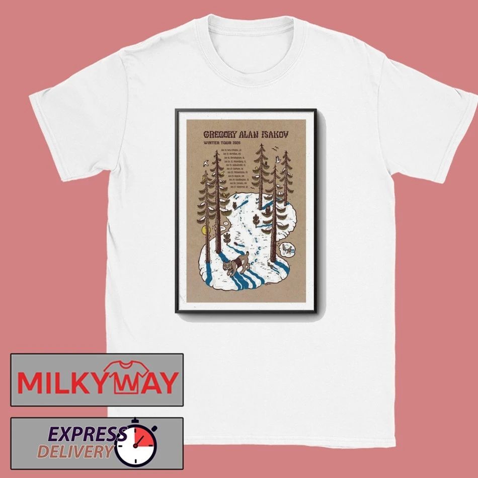 Gregory Alan Isakov Winter Tour 26 Limit Poster shirt