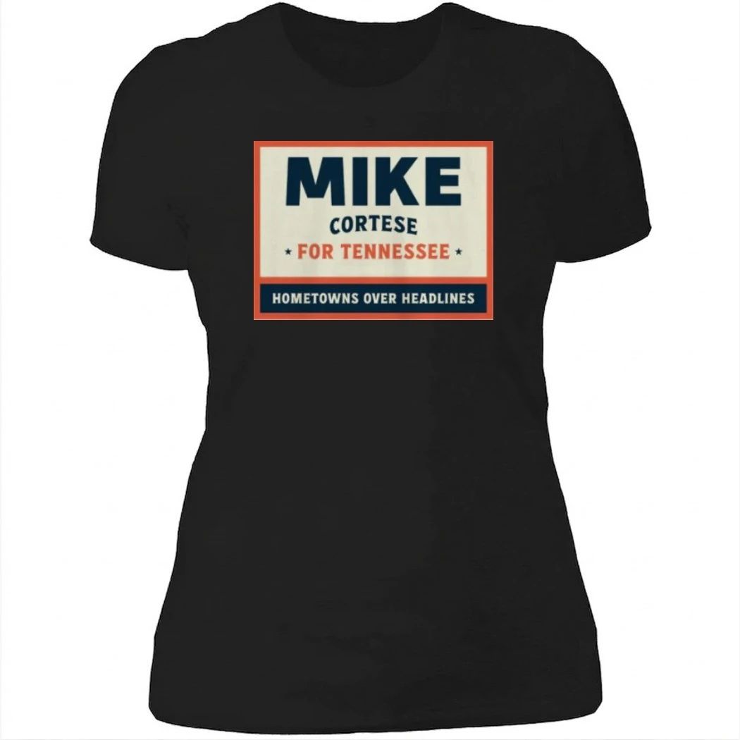 Mike Cortese For Tennessee Hometowns Over Headlines Heavy Cotton Shirt