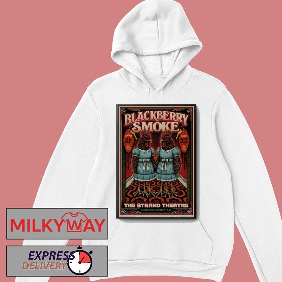 Blackberry Smoke Shreveport Tour On Oct 31 2025 Poster shirt