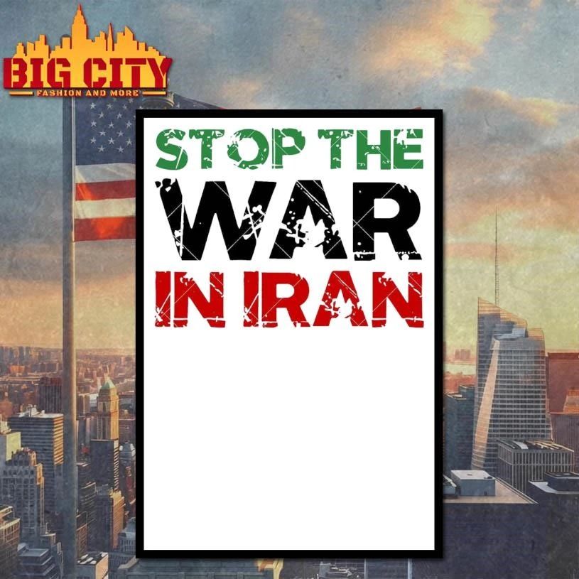 Stop The War In Iran Anti-War Protest Shirt