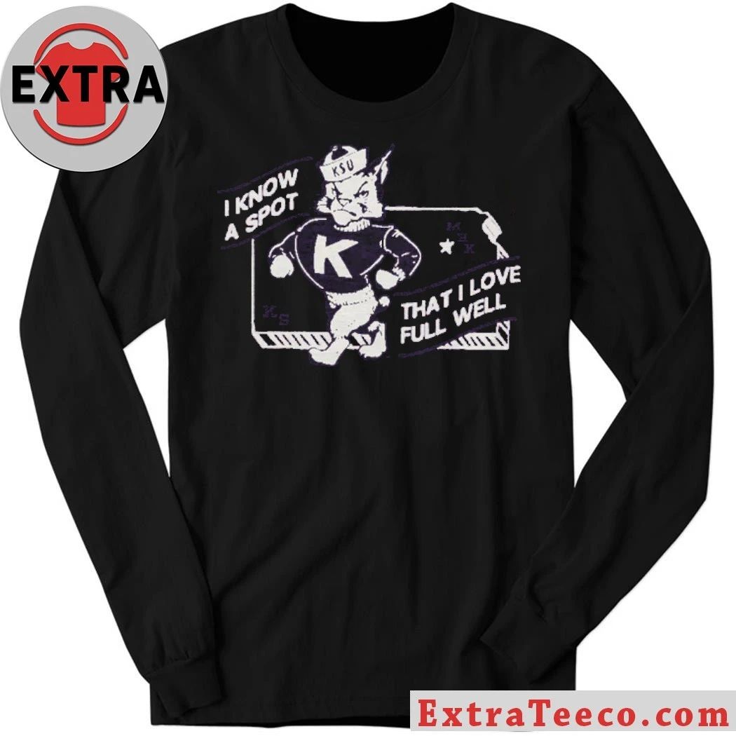 KSU I Know a Spot Lavender Shirt