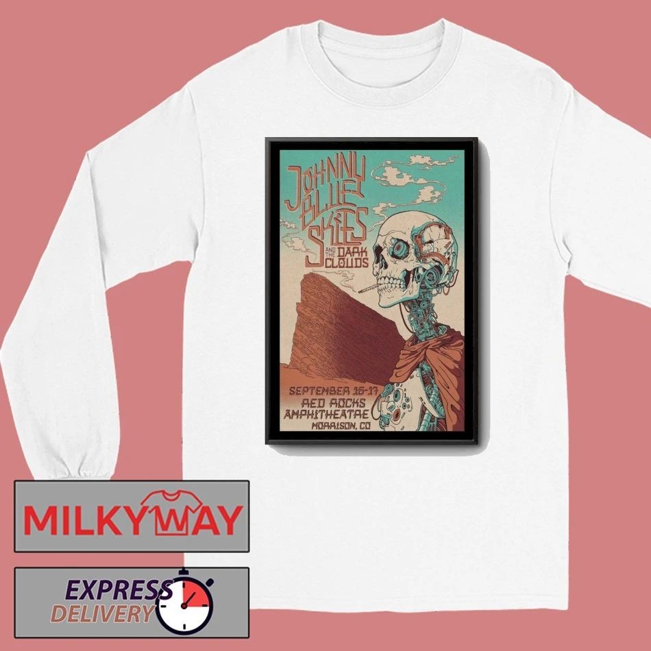 Johnny Blue Skies Concert Red Rocks Morrison, CO September 17, 2025 Poster shirt