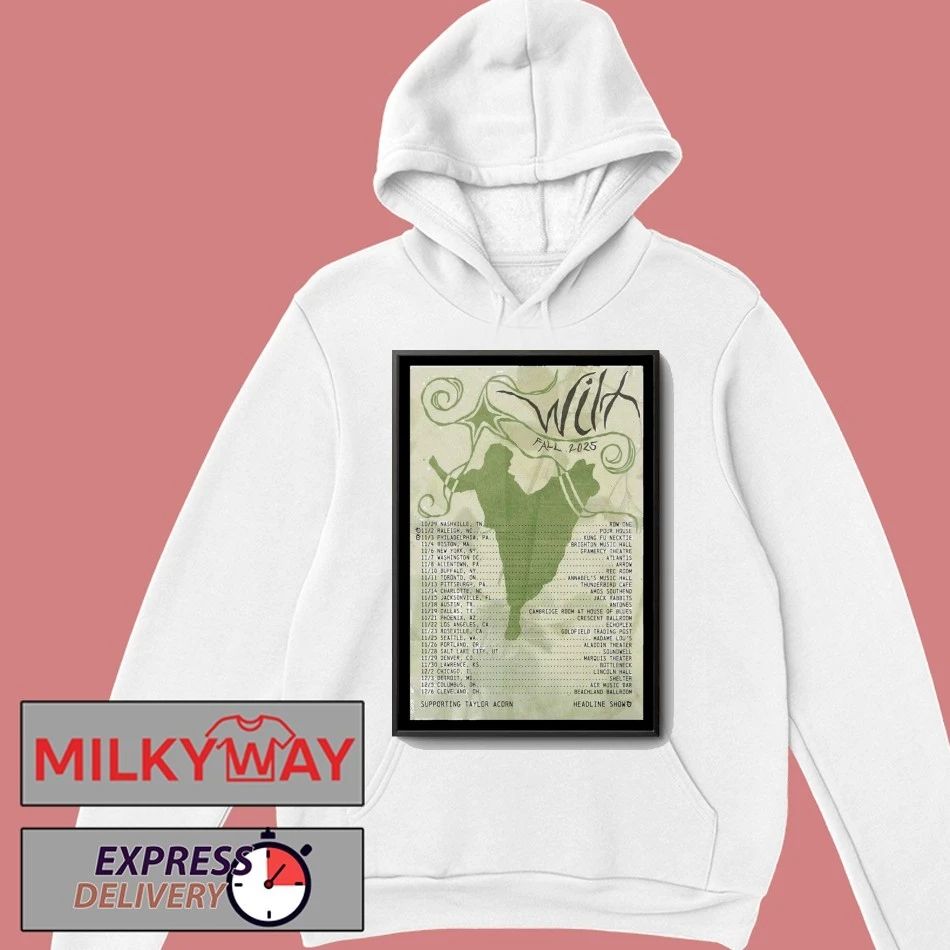 Wilt Band 2025 Fall Tour Poster shirt