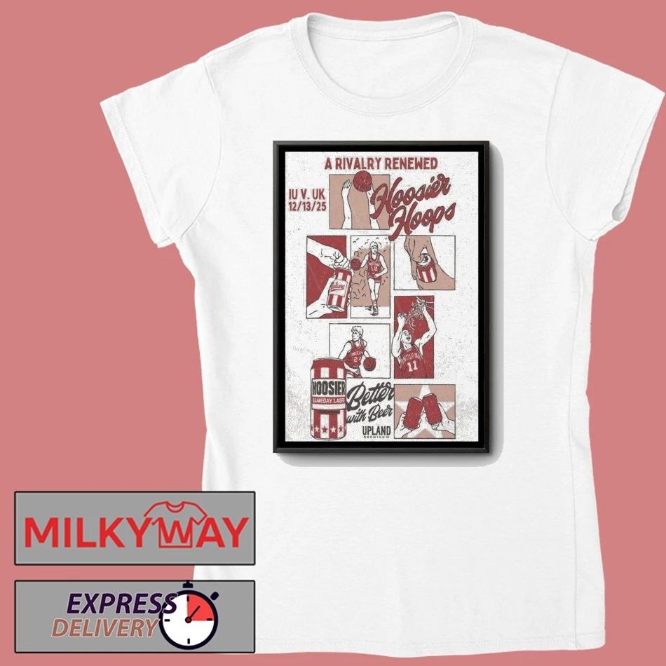 Hoosier Hoops Poster Hoosier Gameday Lager Dec 31 2025 shirt