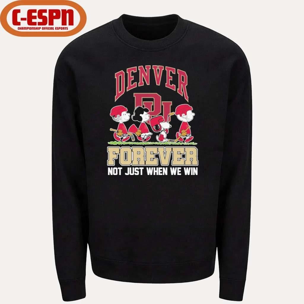 The Peanuts Characters Forever X Denver Pioneers Shirt