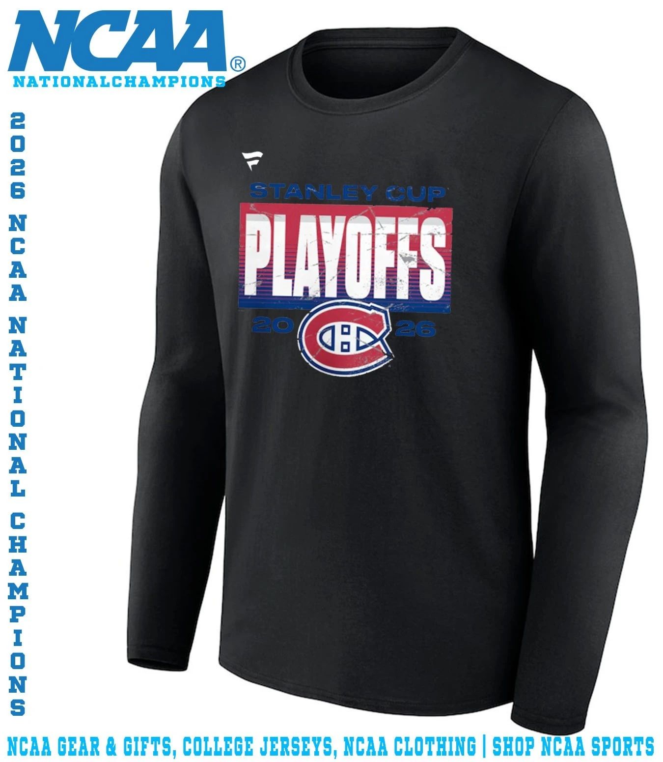 Montreal Canadiens 2026 Stanley Cup Playoffs Vintage Tri-Blend shirt