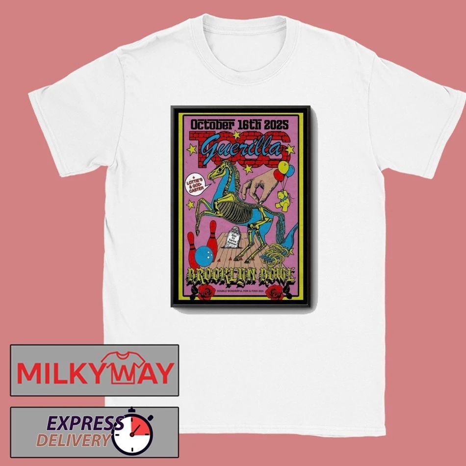 Guerilla Toss Tour October 16 2025 Brooklyn Bowl Poster shirt