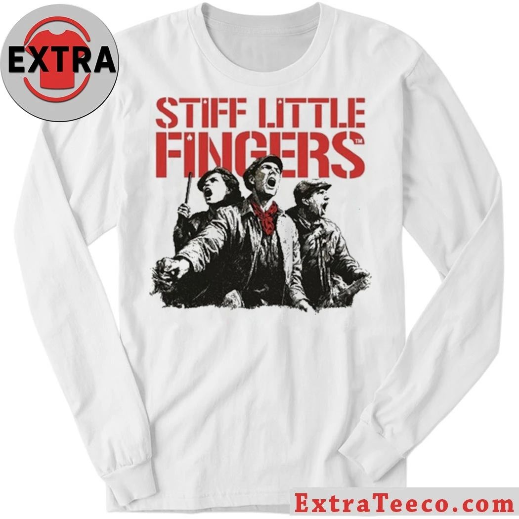 Stiff Little Fingers Raise Your Voice Ecru Tour T-Shirt