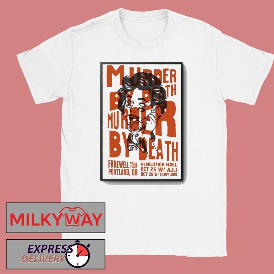 Murder By Death 10 25-10 26 2025 Portland OR Poster shirt