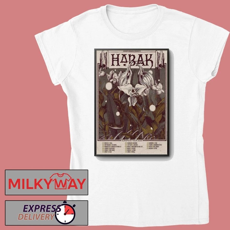 Habak European 2026 Tour poster T-Shirt