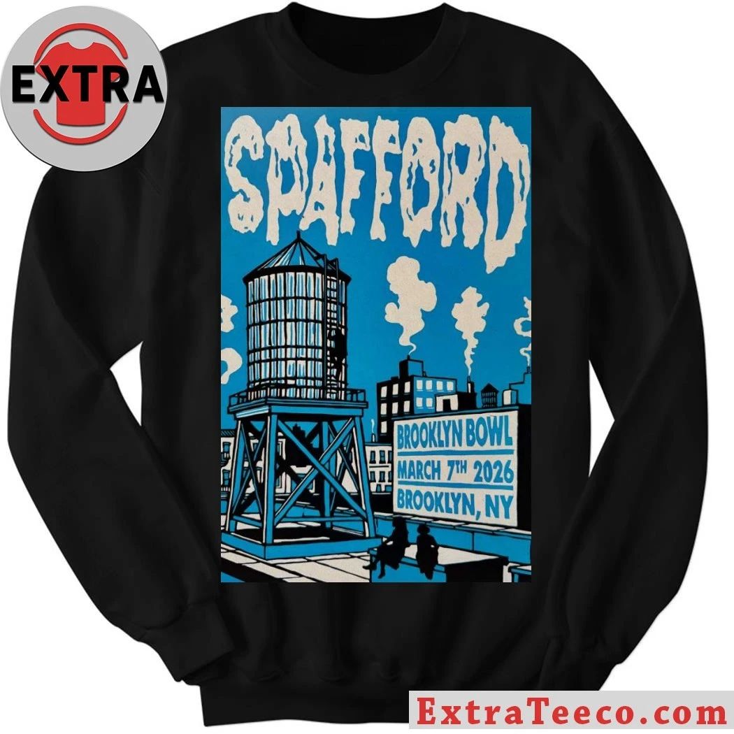 Spafford Brooklyn NY On March 7 2026 Tour Poster Shirt
