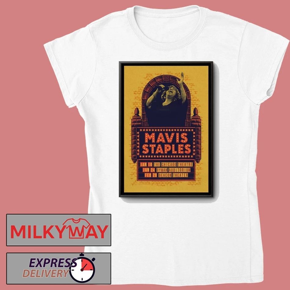 Mavis Staples Jan 24 2026 In Nashville TN Poster shirt