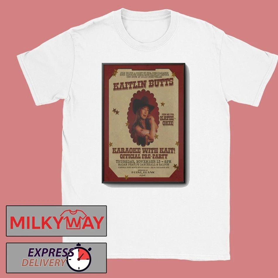 Kaitlin Butts In Fort Worth TX On Nov 13 2025 Poster shirt