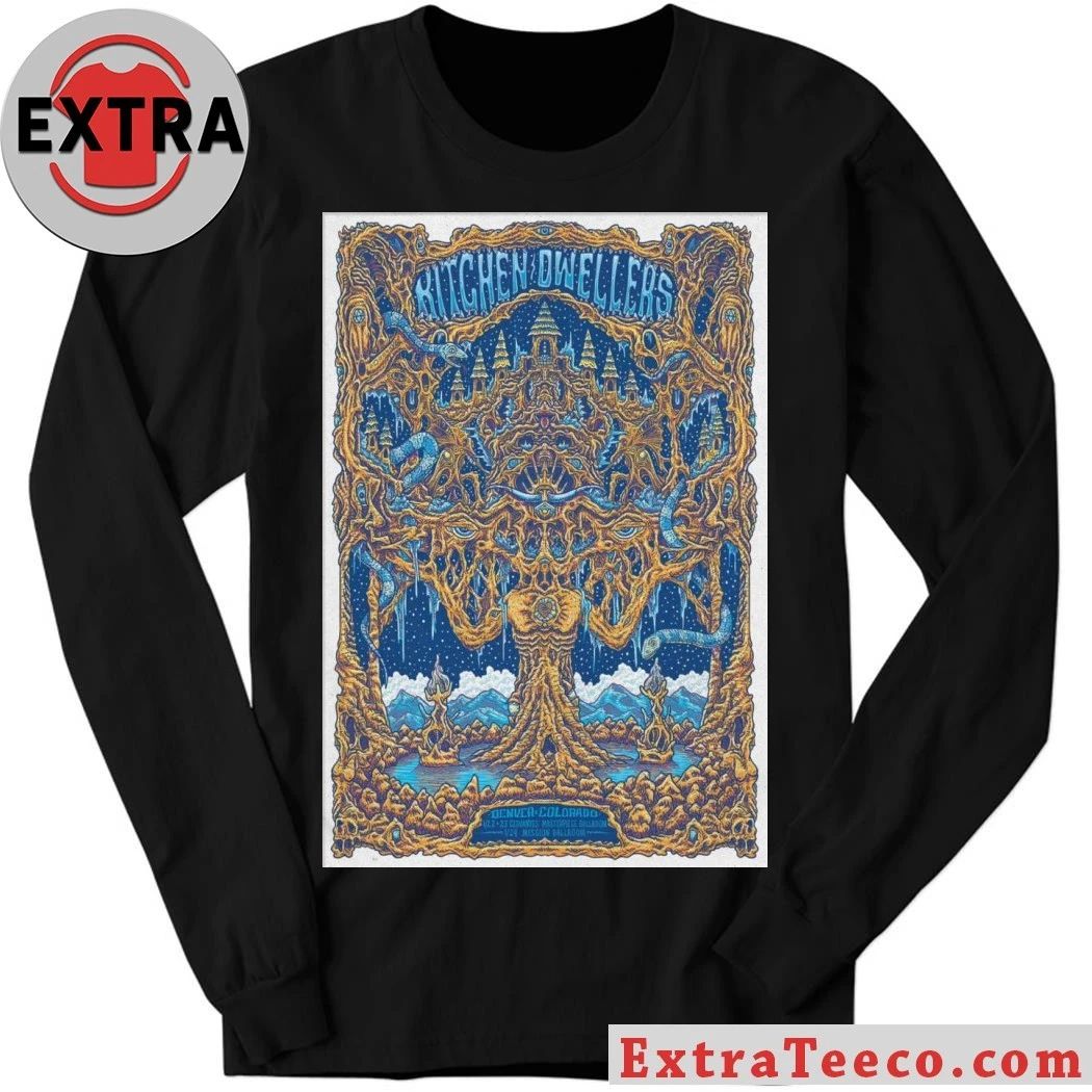 Original Kitchen Dwellers Jan 22 2026 Cervantes’ Masterpiece Ballroom Denver, CO Poster Shirt