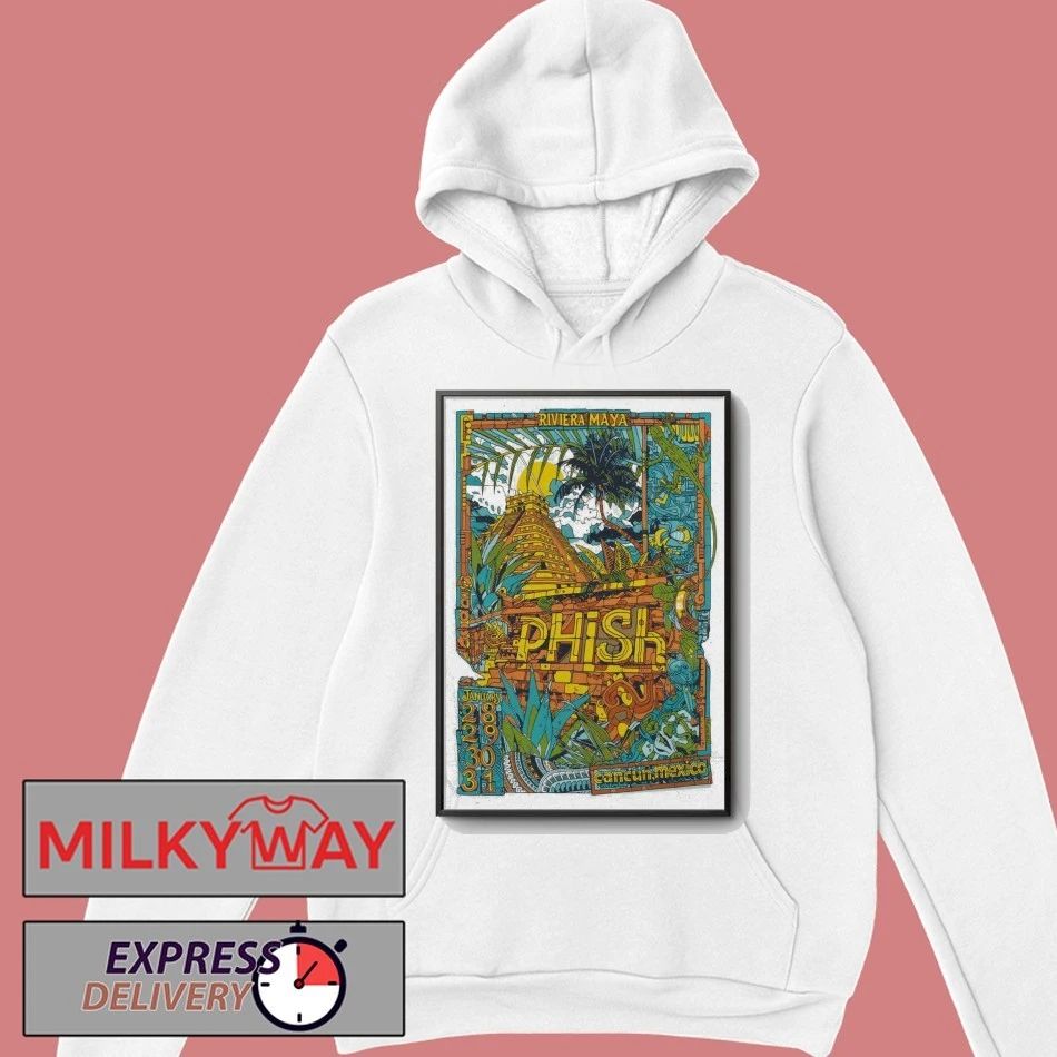 Phish Riviera Maya Mexico Jan 28-31 2026 Poster shirt
