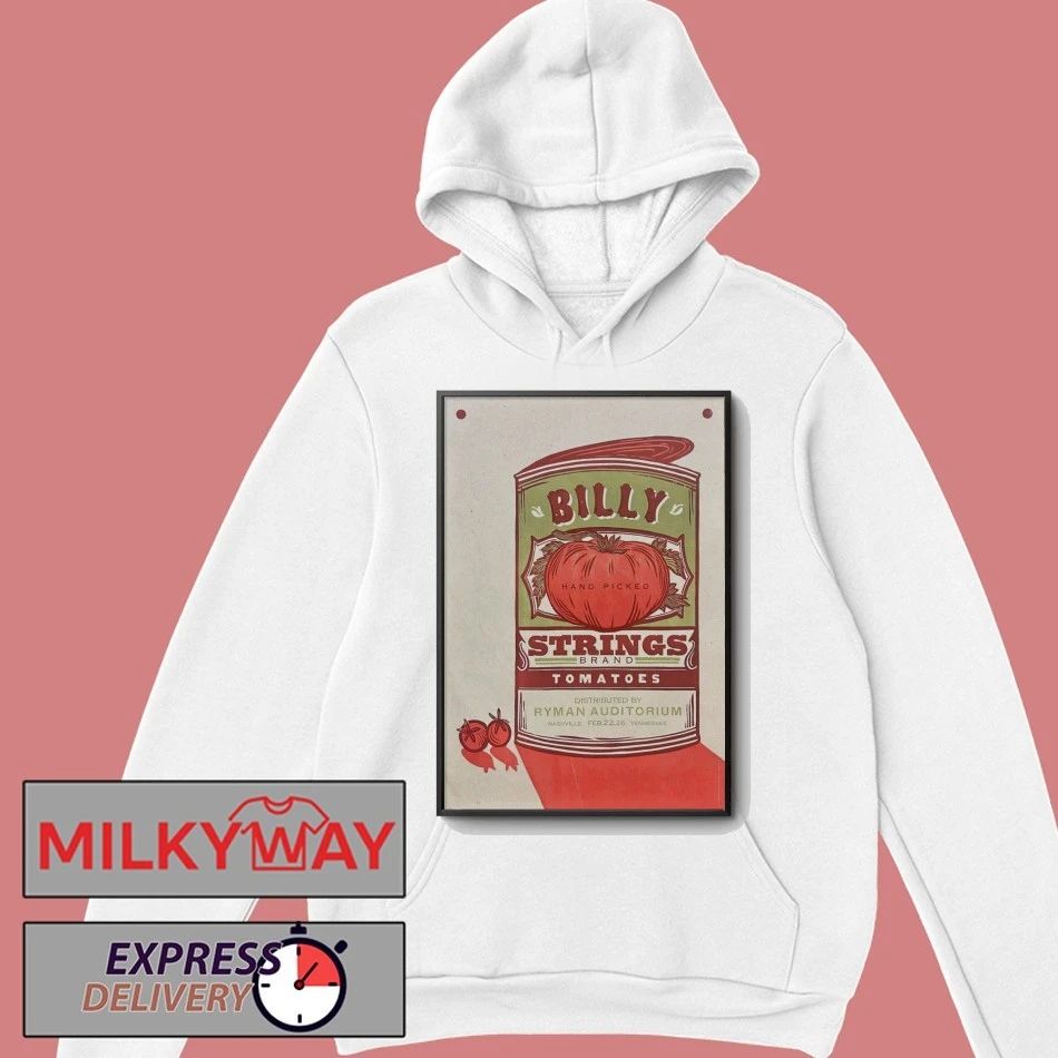 Billy Strings Feb 22 2026 Ryman Auditorium In Nashville TN Poster shirt