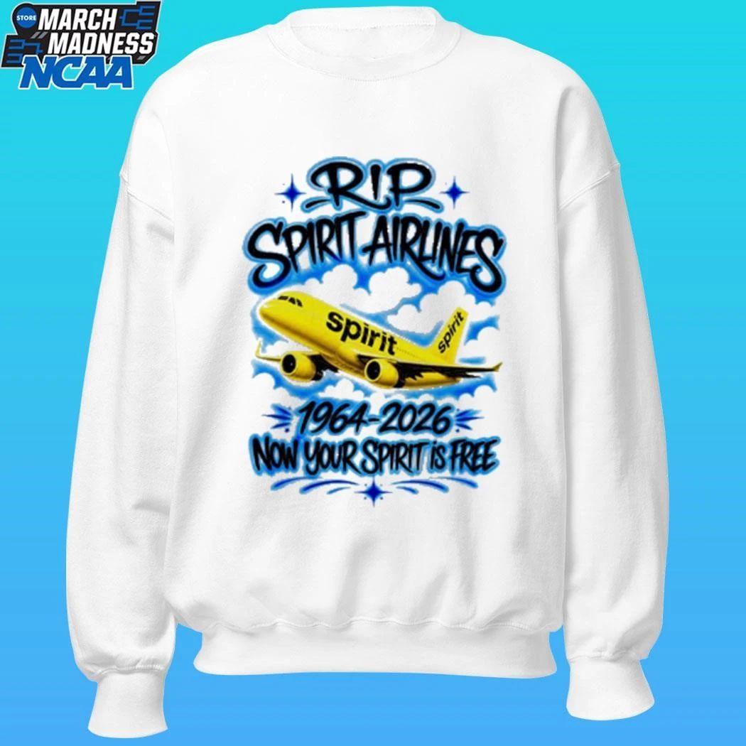 Rip Spirit Airlines 1964 2026 Now Your Spirit Is Here Shirt