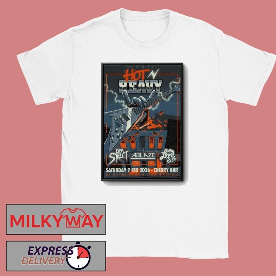 N’ Heavy Event Melbourne On Feb 7 2026 Poster shirt