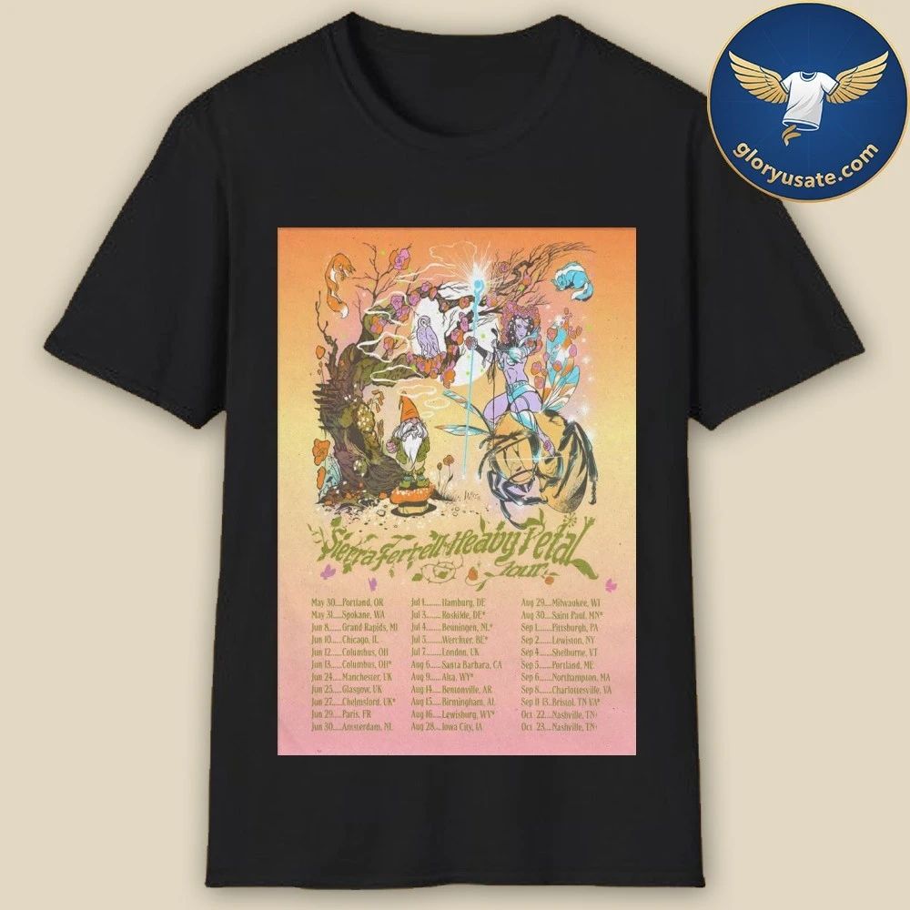 Sierra Ferrell 2026 The Heavy Petal Tour Poster Shirt
