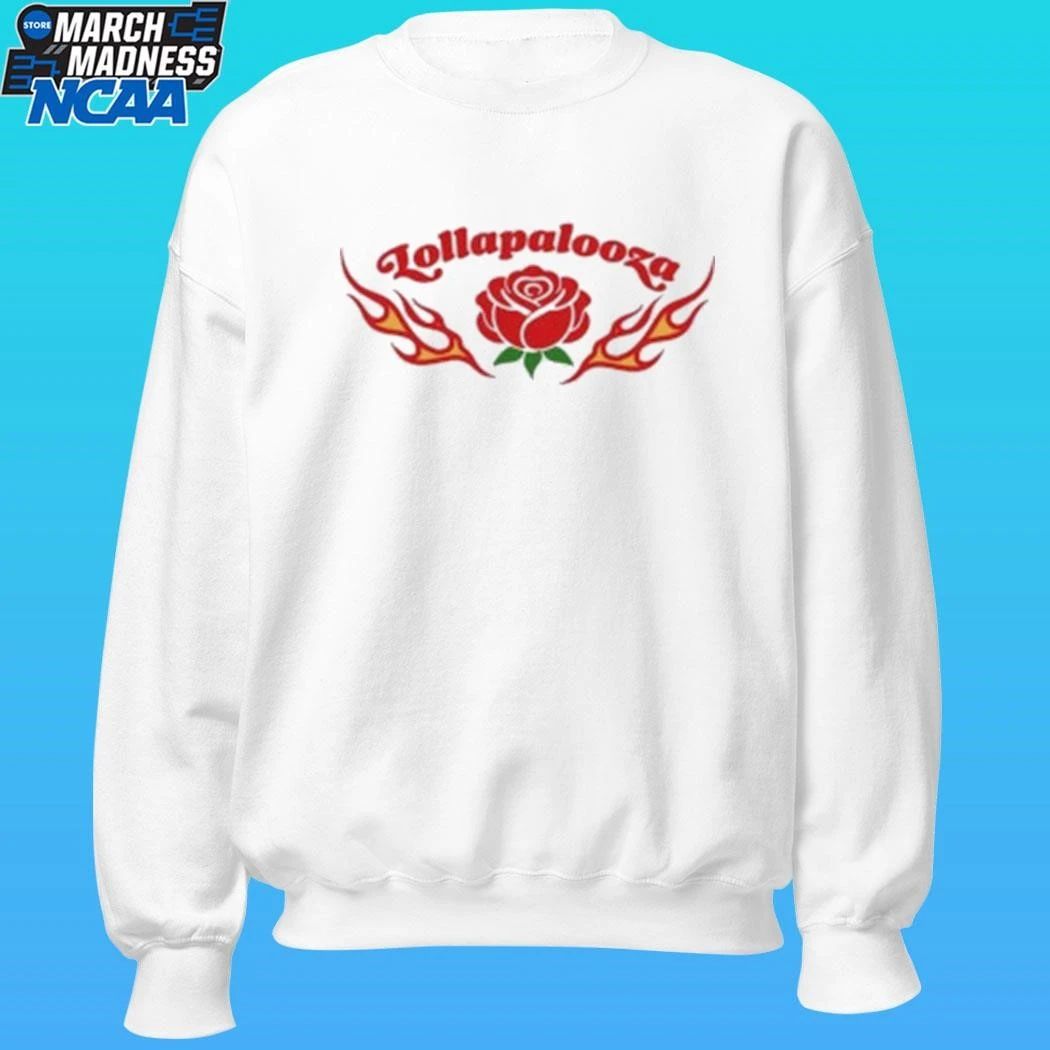 Lollapalooza Women’s Rose And Flame Baby Shirt