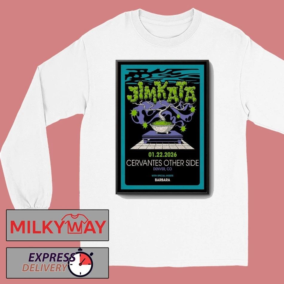 Jimkata Denver CO Concert Jan 22 2026 Poster shirt