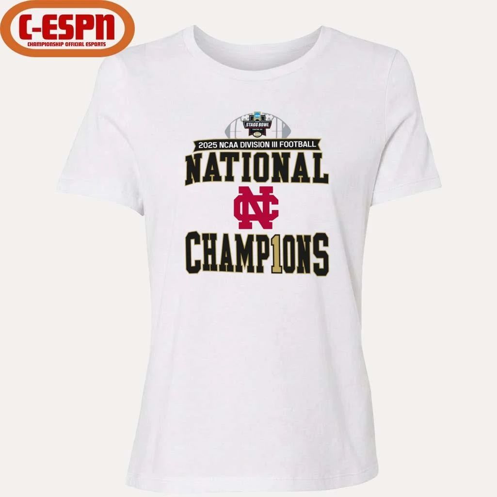 North Central College 2025 NCAA DIII Football National Champions T-Shirt