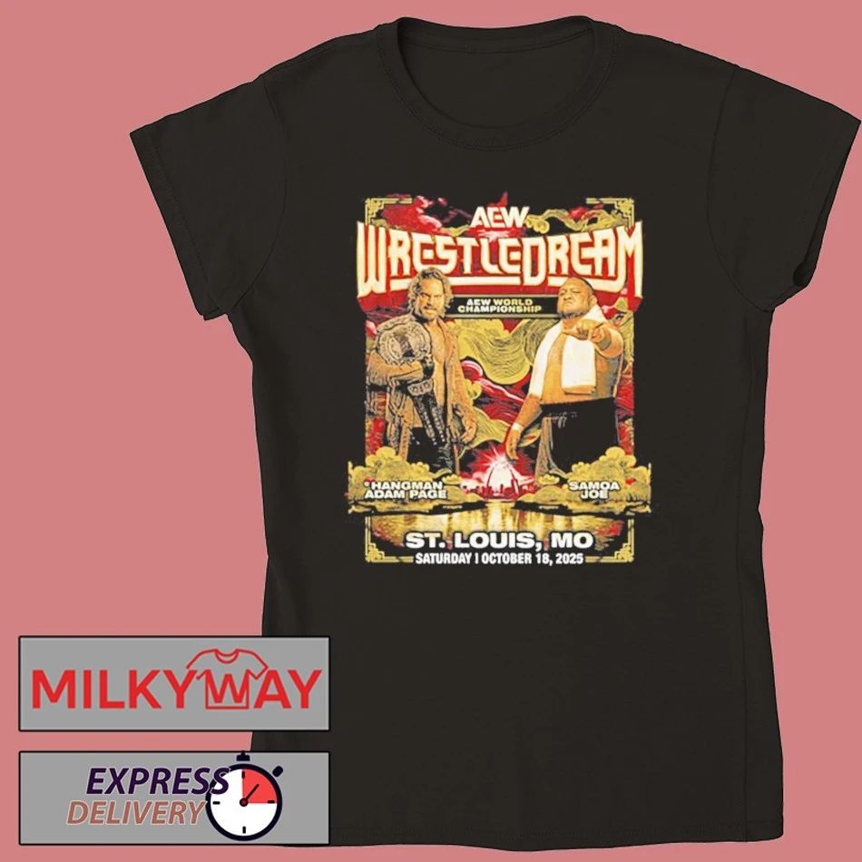 Aew Wrestledream 2025 Matchup – Hangman Adam Page Vs Samoa Joe Shirt