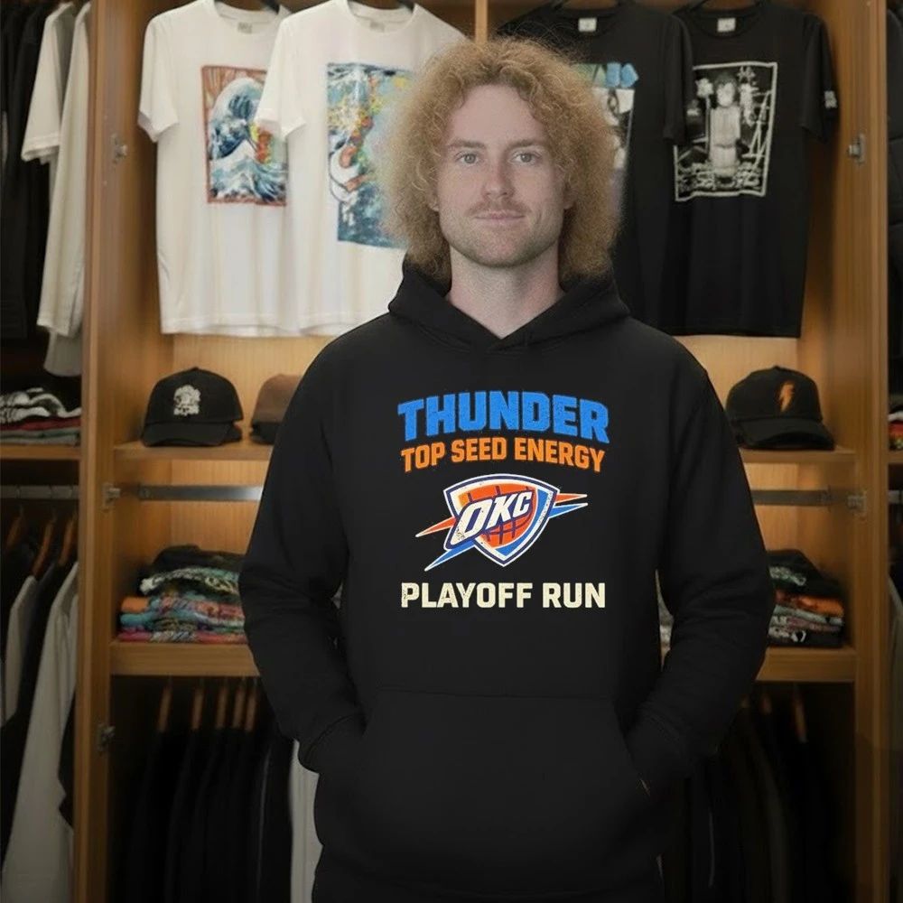 Thunder Top Seed Energy OKC Playoff Run Graphic Shirt